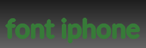 font iphone